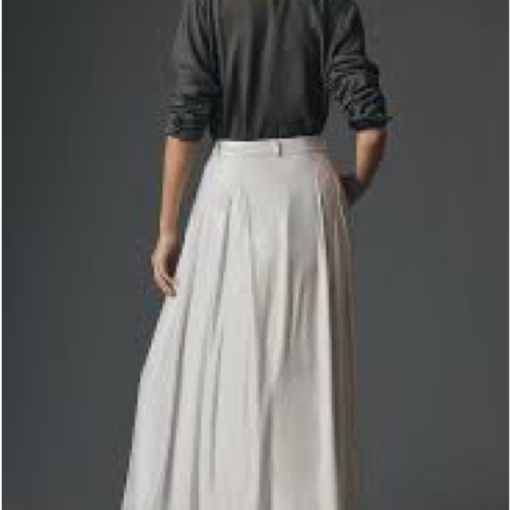Anthropologie The Avery Pleated Maxi Skirt by Maeve: Sequin Edition NWT - Picture 2 of 9